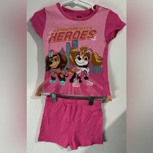 Paw Patrol Pink Adventure City Heroes Pajama Set